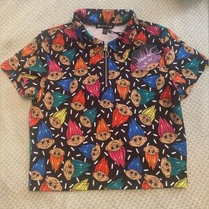 Dolls kill troll zip up top